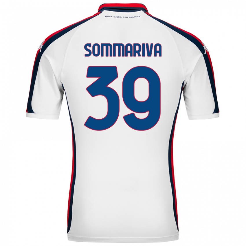 Hombre Camiseta Daniele Sommariva #39 Blanco 2ª Equipación 2024/25 La Camisa Perú