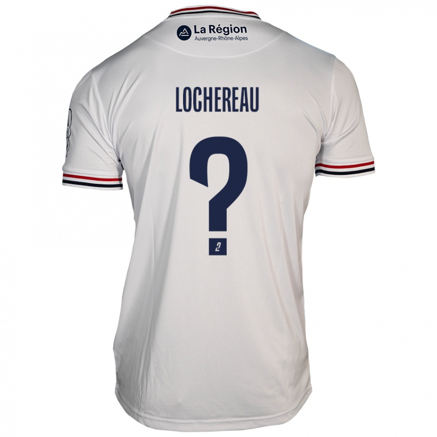 Hombre Camiseta Yad Lochereau #0 Blanco 2ª Equipación 2024/25 La Camisa Perú