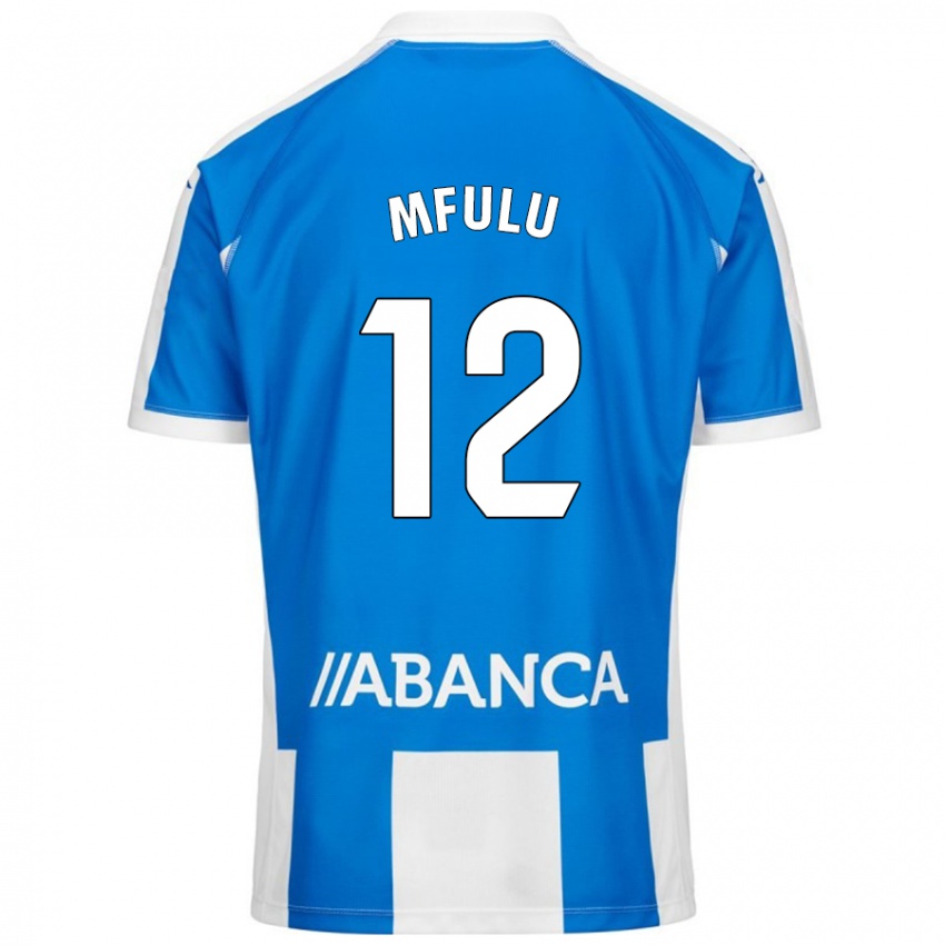 Mujer Camiseta Nuke Mfulu #12 Azul Blanco 1ª Equipación 2024/25 La Camisa Perú