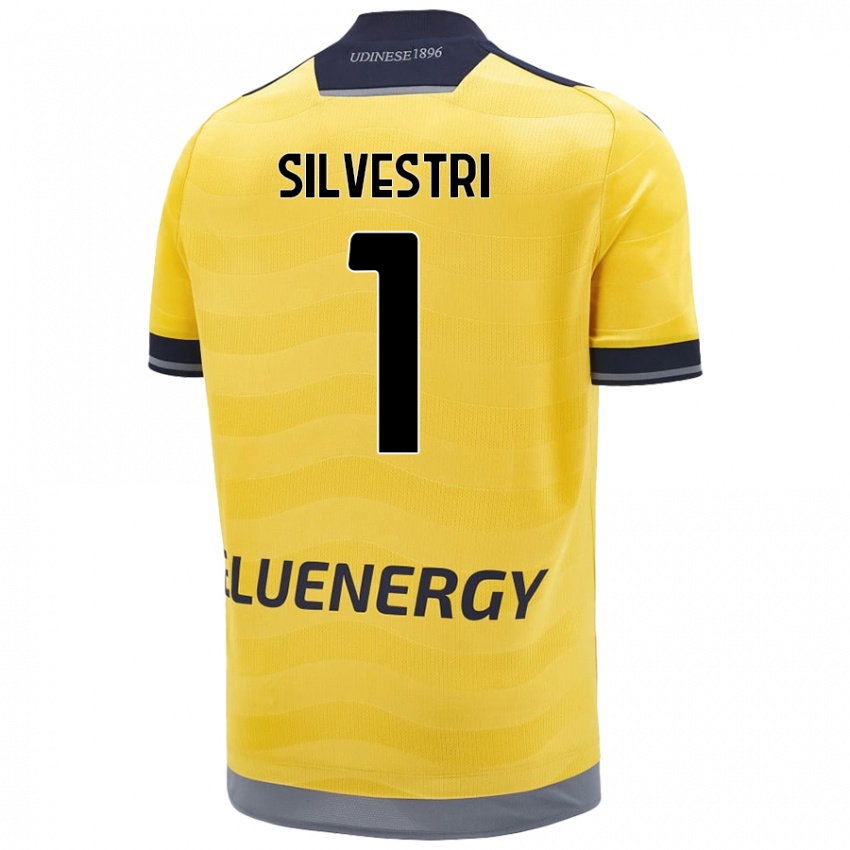 Mujer Camiseta Marco Silvestri #1 Dorado 2ª Equipación 2024/25 La Camisa Perú