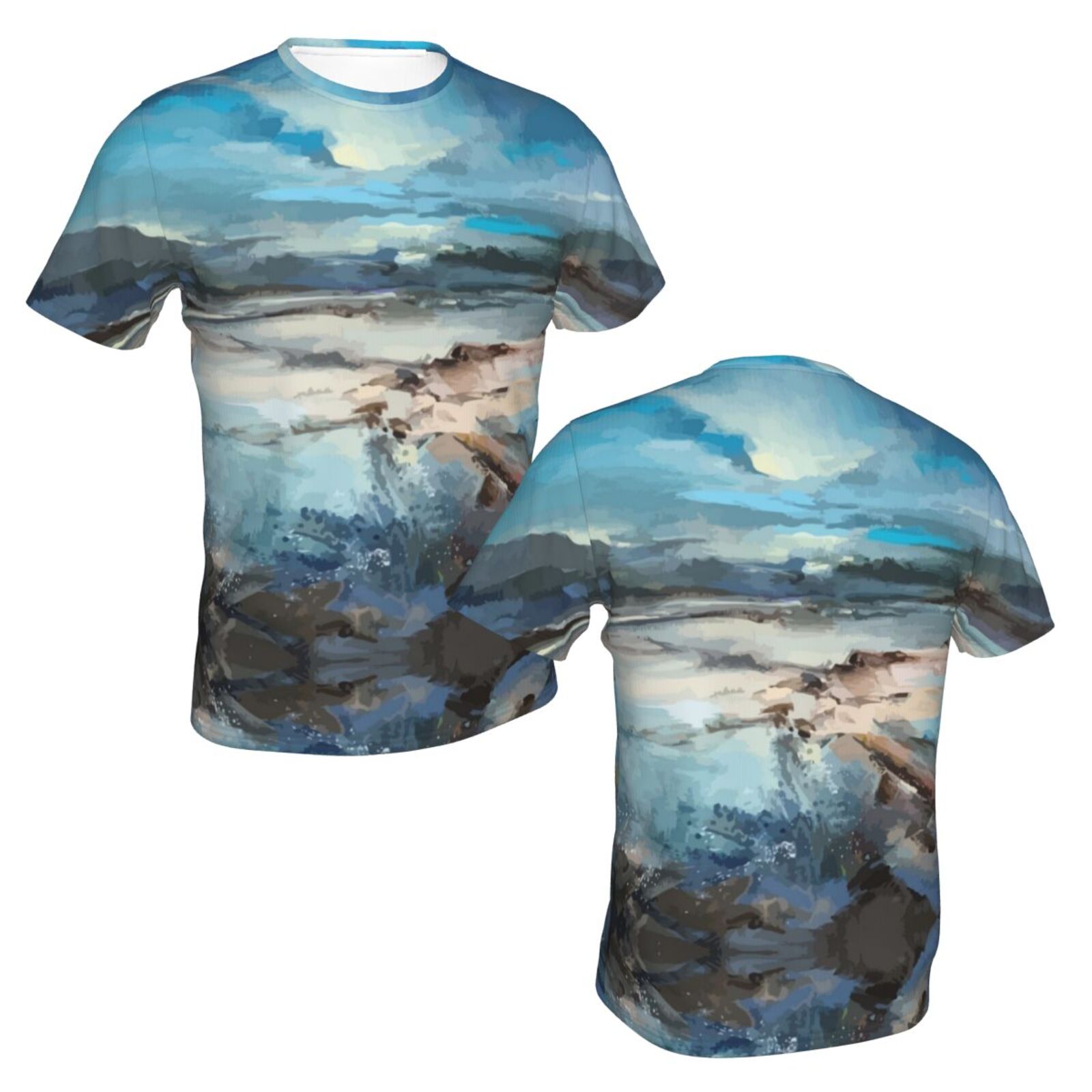 Camiseta Perú Clásica Evening Tune Elementos De Pintura